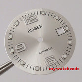 31.5 mm  grey/white/blue/green/black watch dial date window fit for ETA 2824 2836,Miyota 8215 automatic movement men watch