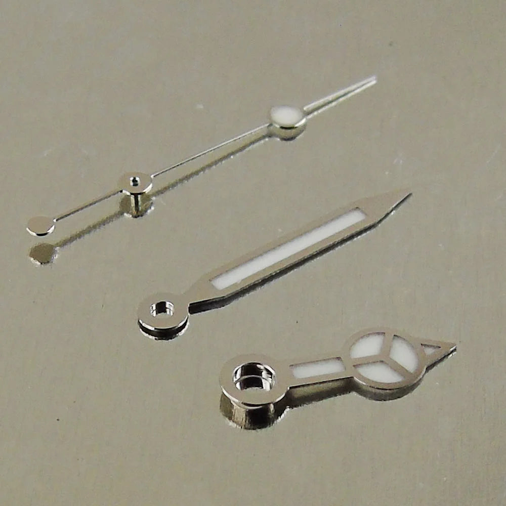 Nologo Black Vintage 29mm Yellow Marks Explorer Watch Dial fit NH35A NH36A ETA2824 PT5000 ST2130 ST1612 MIYOTA DG 2813 Watch Needles