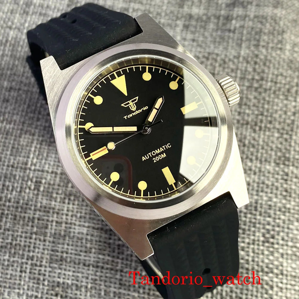 Miyota 8215 Field Watch Tandorio TD108M 38mm Unimatic U2 Mod Automatic Sapphire California Dial 20ATM PT5000 Watch
