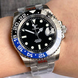 Men's Diving Watch 40mm Tandorio TD266D SUB NH35 Automatic 20Bar 904L Bracelet 120clicks Bezel Sapphire