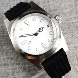 Unimatic U2 Watch Tandorio TD108W 38mm AR Sapphire Glass 200M Waterproof NH35 Waffle Rubber Strap