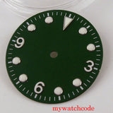 29.2mm Black/Green/Blue Watch Dial Luminous Marks Fit NH35A MH35 Automatic Movement Wristwatch Accessories