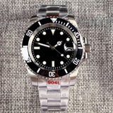 Men's Diving Watch 40mm Tandorio TD266D SUB NH35 Automatic 20Bar 904L Bracelet 120clicks Bezel Sapphire