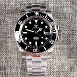 Men's Diving Watch 40mm Tandorio TD266D SUB NH35 Automatic 20Bar 904L Bracelet 120clicks Bezel Sapphire