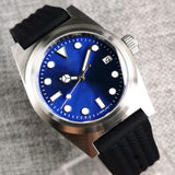 Unimatic U2 Watch Tandorio TD108W 38mm AR Sapphire Glass 200M Waterproof NH35 Waffle Rubber Strap