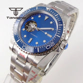 NH38 Automatic Watch 40MM Tandorio TD501 Sapphire Skeleton  Luminous 10bar