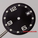 31.5 mm  grey/white/blue/green/black watch dial date window fit for ETA 2824 2836,Miyota 8215 automatic movement men watch