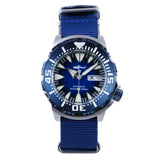 HEIMDALLR PVD Black Monster Watch 45mm 20ATM Waterproof C3 Luminous Sapphire NH36 Automatic Day-Date