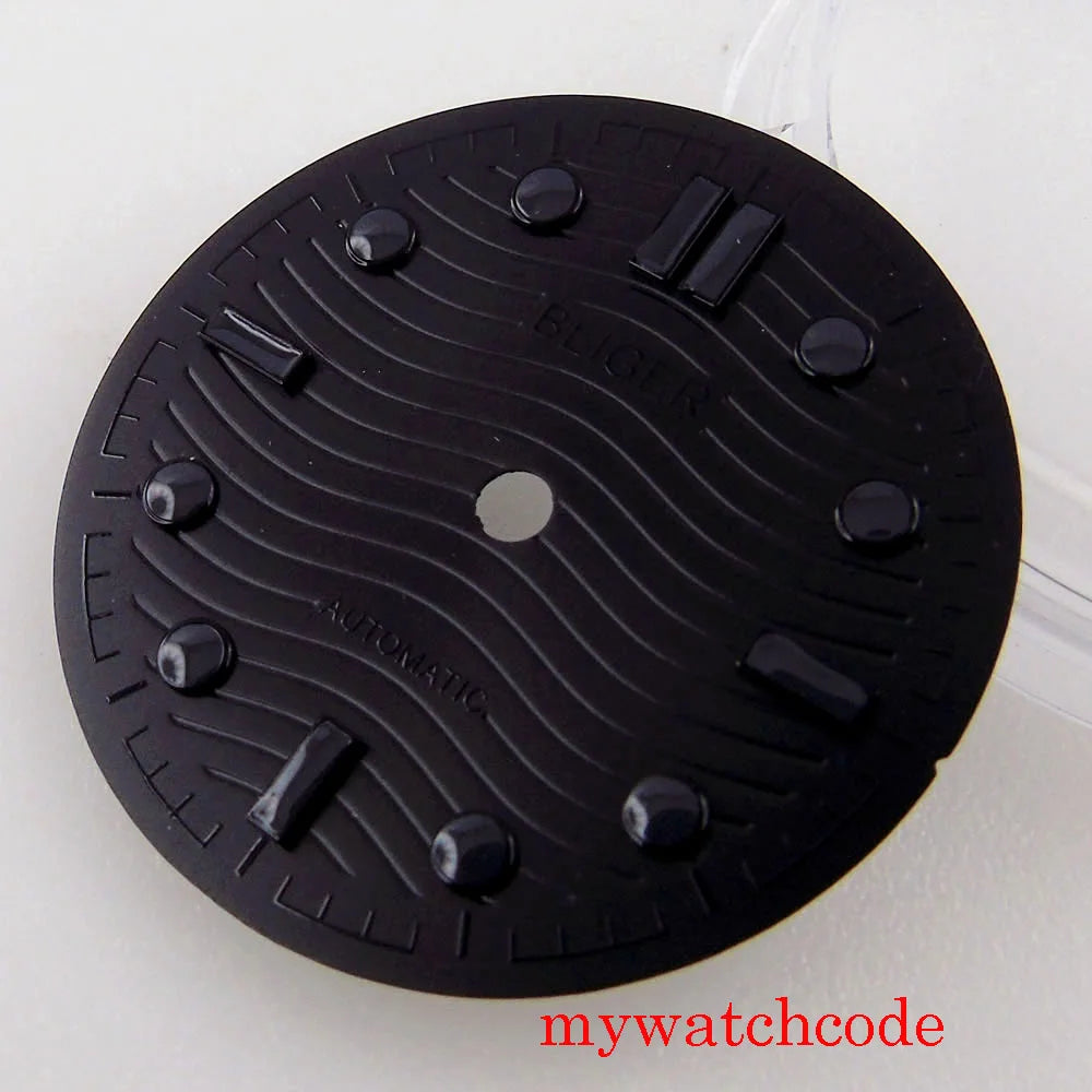 31mm Black Sterile Top Quality Watch Dial Hands For NH35 MIYOTA 8215 821A Movement Parts