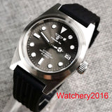 Unimatic U2 Watch Tandorio TD108W 38mm AR Sapphire Glass 200M Waterproof NH35 Waffle Rubber Strap
