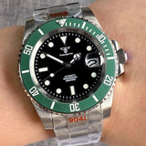 Men's Diving Watch 40mm Tandorio TD266D SUB NH35 Automatic 20Bar 904L Bracelet 120clicks Bezel Sapphire