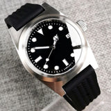 Unimatic U2 Watch Tandorio TD108W 38mm AR Sapphire Glass 200M Waterproof NH35 Waffle Rubber Strap