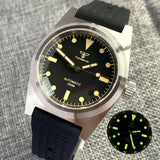 Miyota 8215 Field Watch Tandorio TD108M 38mm Unimatic U2 Mod Automatic Sapphire California Dial 20ATM PT5000 Watch