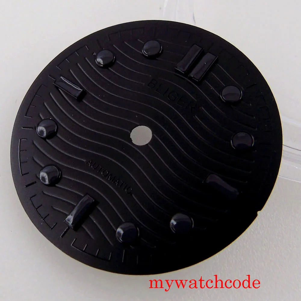 31mm Black Sterile Top Quality Watch Dial Hands For NH35 MIYOTA 8215 821A Movement Parts