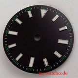 29mm Sterile Watch Dial For MIYOTA 82 Series Mingzhu 2813 Automatic Movement Luminous Marks Wristwatch Parts