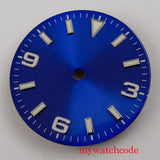 29mm Sterile Watch Dial For MIYOTA 82 Series Mingzhu 2813 Automatic Movement Luminous Marks Wristwatch Parts