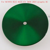 29mm Black Green Yellow Watch Dial Face For NH35 NH36 MIYOTA 8215 821A ETA 2836 2824 Mingzhu 2813 Automatic Movement