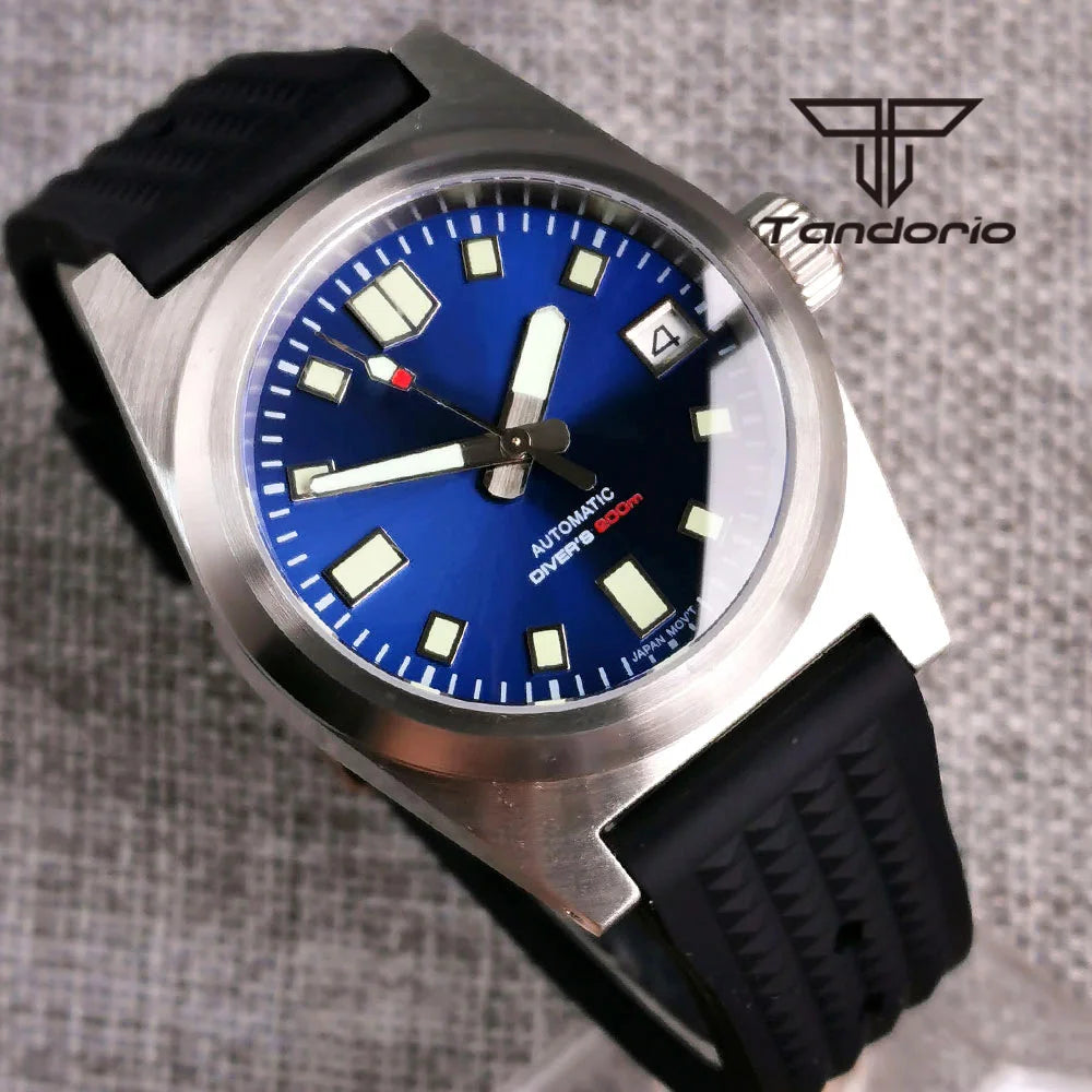 Tandorio TD108A Sunburst Dial NH35A 38mm 20bar Brushed Case AR Sapphire Military Unimatic U2