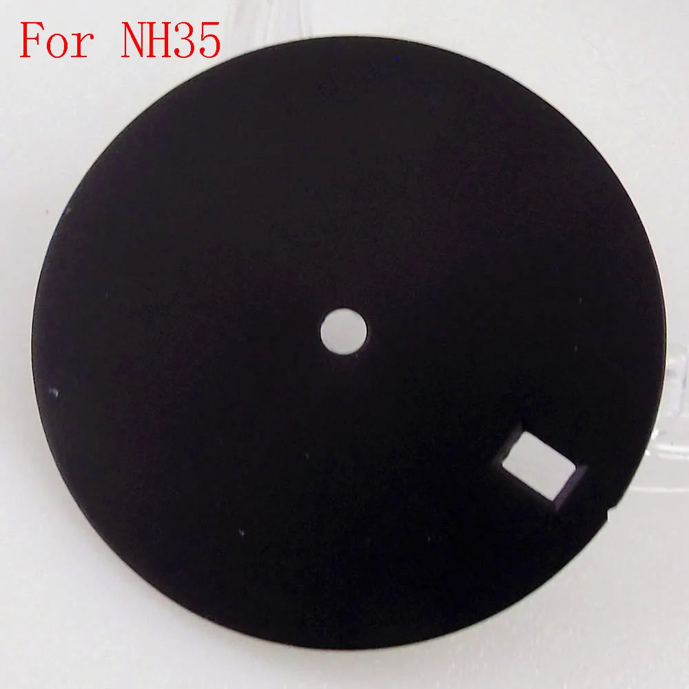 29mm Black Green Yellow Watch Dial Face For NH35 NH36 MIYOTA 8215 821A ETA 2836 2824 Mingzhu 2813 Automatic Movement