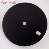 29mm Black Green Yellow Watch Dial Face For NH35 NH36 MIYOTA 8215 821A ETA 2836 2824 Mingzhu 2813 Automatic Movement