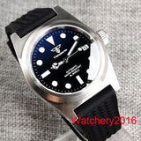 Unimatic U2 Watch Tandorio TD108W 38mm AR Sapphire Glass 200M Waterproof NH35 Waffle Rubber Strap
