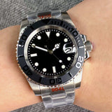 Men's Diving Watch 40mm Tandorio TD266D SUB NH35 Automatic 20Bar 904L Bracelet 120clicks Bezel Sapphire
