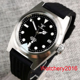 Unimatic U2 Watch Tandorio TD108W 38mm AR Sapphire Glass 200M Waterproof NH35 Waffle Rubber Strap