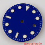 31.3mm Sterile Watch Dial and Hands Fit MIYOTA 8215 821A MINGZHU 2813 Automatic Movement Luminous Marks