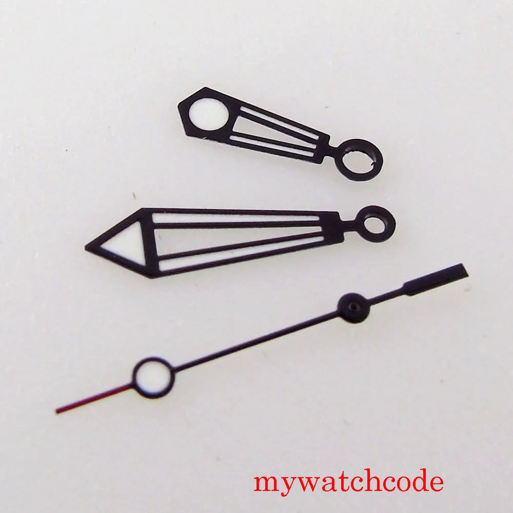 31mm Black Sterile Top Quality Watch Dial Hands For NH35 MIYOTA 8215 821A Movement Parts