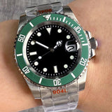 Men's Diving Watch 40mm Tandorio TD266D SUB NH35 Automatic 20Bar 904L Bracelet 120clicks Bezel Sapphire