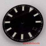 29mm Sterile Watch Dial For MIYOTA 82 Series Mingzhu 2813 Automatic Movement Luminous Marks Wristwatch Parts