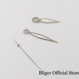 Texture Dial Sterile 34mm Black Automatic Watch Dial Watch Needles fit NH35 Movement