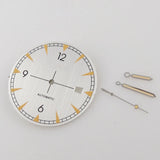 33.5mm Watch Dial Hands Replacement For NH35A NH36A Movement Luminous Marks