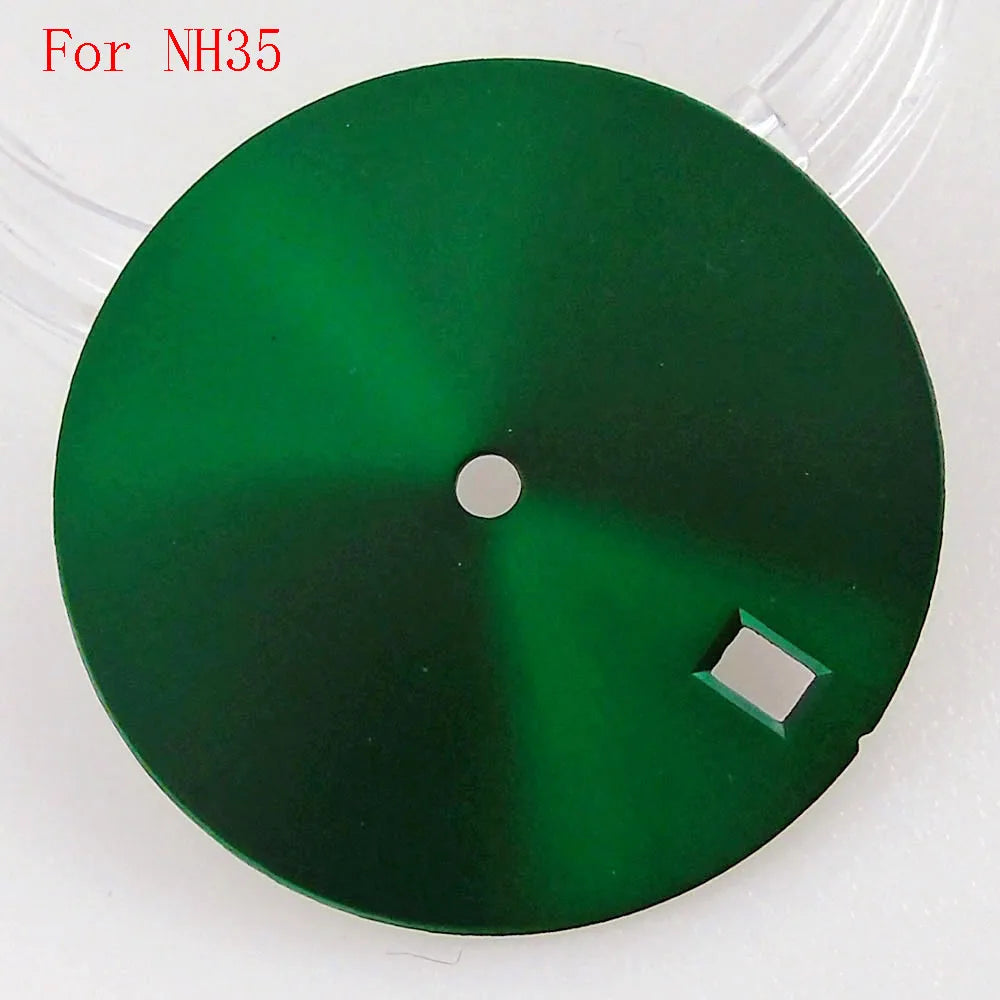 29mm Black Green Yellow Watch Dial Face For NH35 NH36 MIYOTA 8215 821A ETA 2836 2824 Mingzhu 2813 Automatic Movement