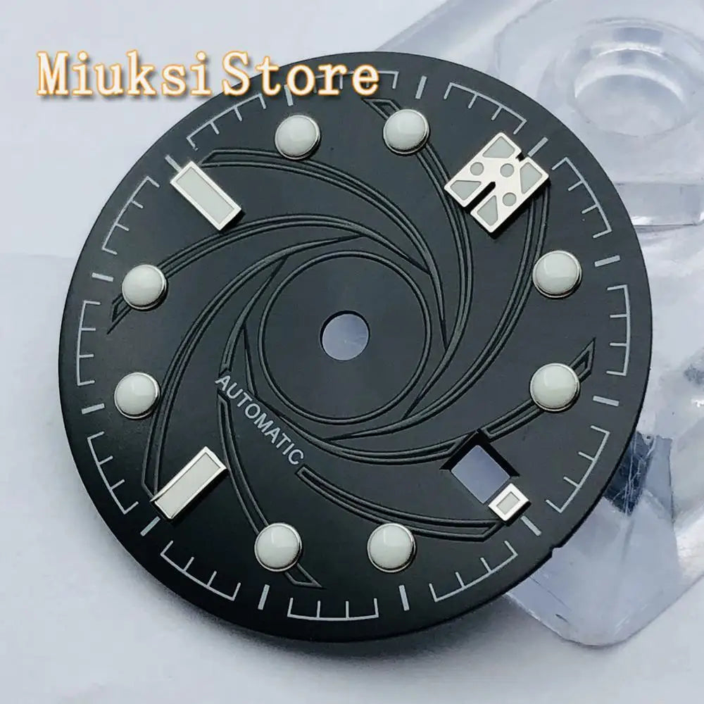 31mm blue/green/black/gray sterile dial for ETA 2836/2824,Mingzhu DG2813/3804,Sea gull1612,Miyota 82 series movement