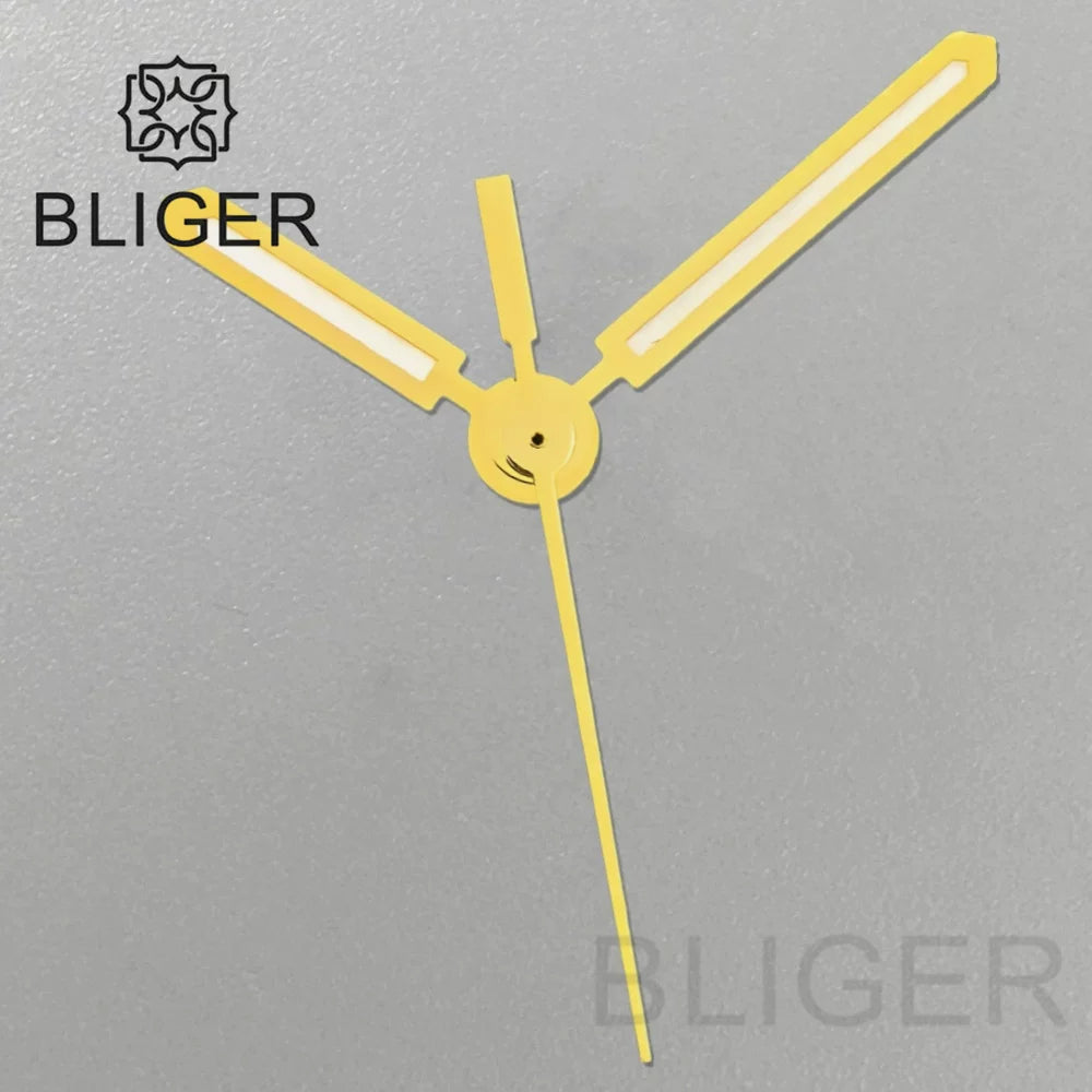 31mm Sterile Dial logo-free green luminous dial for NH35 movement 3 o'clock date