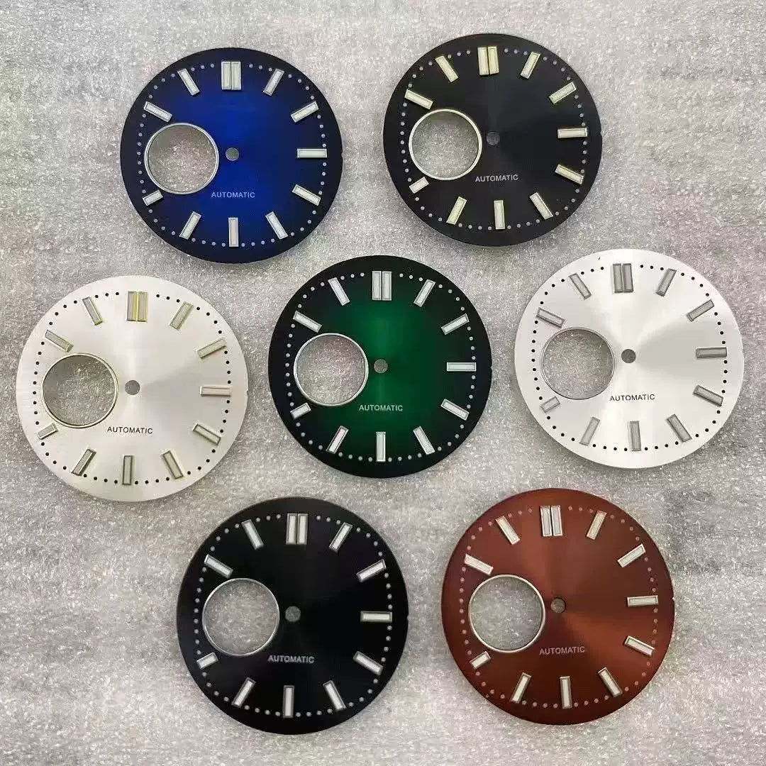 Sunburst 30.5mm NH38 Dial Nautilus green luminous