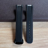 20mm High Quality Rubber Band Seamaster 150/300  Strap AT150 Gold Pin Captain Bumblebee Diver band