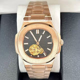 41mm Skeleton Nautilus Watch Miyota 8N24 movement Sapphire 5ATM Dress