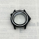 Pvd Black Seamaster 300 watch case 41mm stainless steel Sapphire glass for nh35 34 36 38 movement case