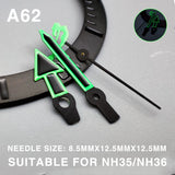 Modified watch hands luminous watch accessories suitable for NH35/36/34 38 4R movements
