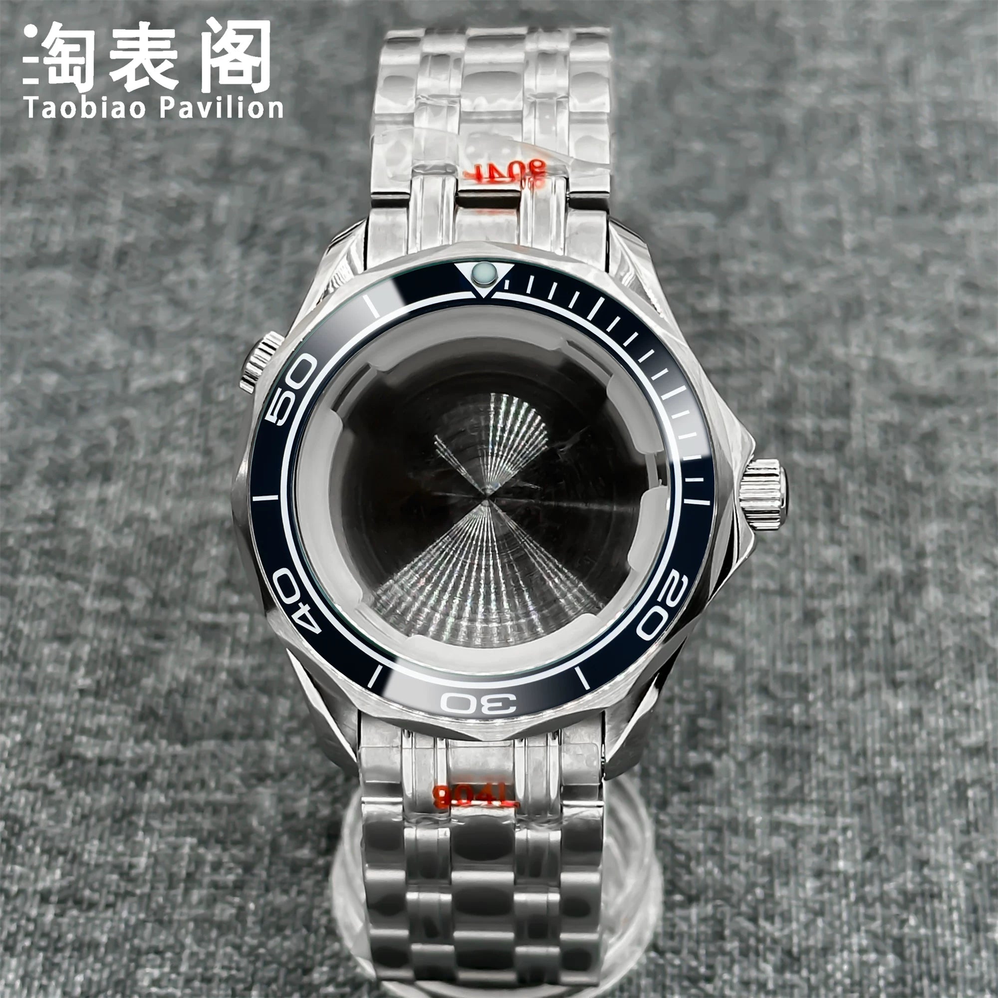 41Mm Seamaster 300 case for NH35/36 ETA2824 PT5000 Miyota 8215 Solid Back 10ATM Sapphire