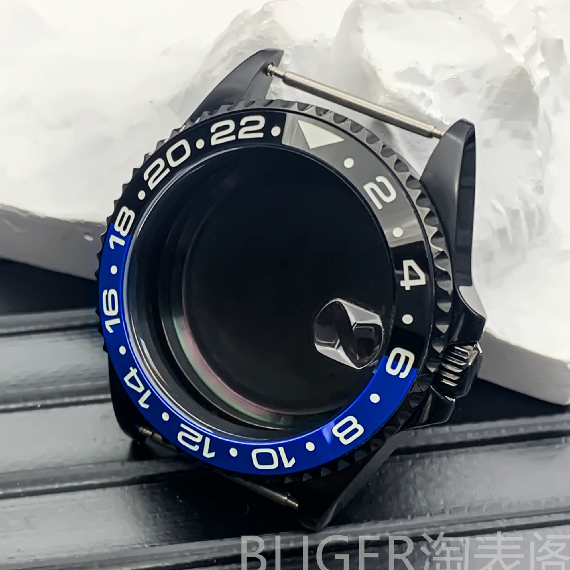 36mm 38mm Submariner Case GMT Bezel NH34 35 36 ETA2824  PT5000 Sapphire 10bar