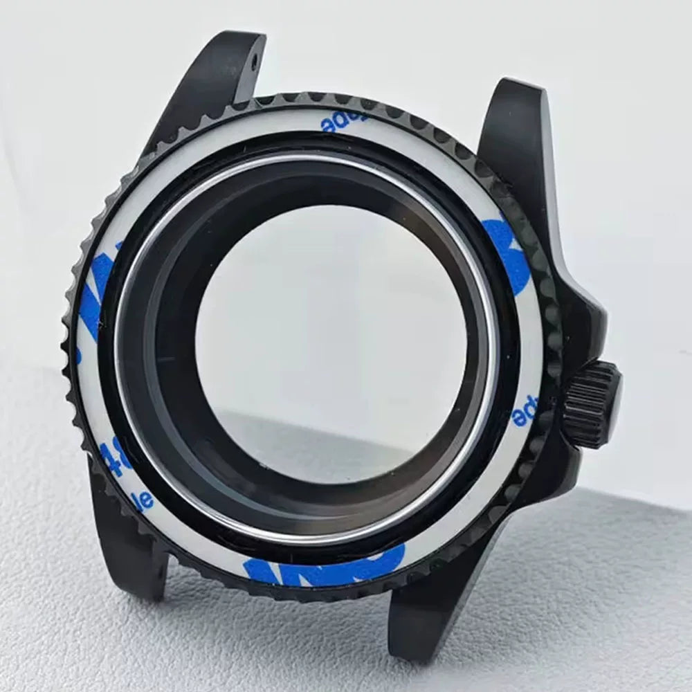 Bidirectional rotating bezel Watch Case 40.5MM Submariner / GMT Yacht sapphire glass two-way rotating  for NH34/NH35/NH36 38