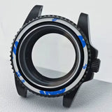 Bidirectional rotating bezel Watch Case 40.5MM Submariner / GMT Yacht sapphire glass two-way rotating  for NH34/NH35/NH36 38