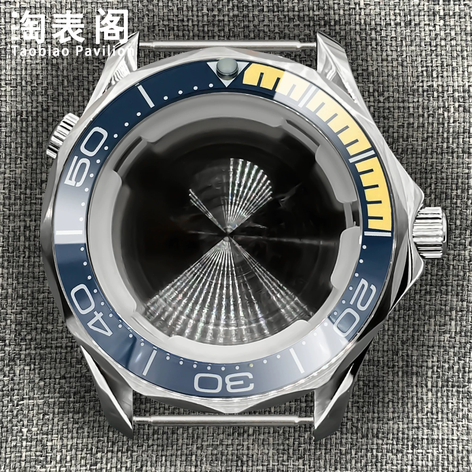 41Mm Seamaster 300 case for NH35/36 ETA2824 PT5000 Miyota 8215 Solid Back 10ATM Sapphire