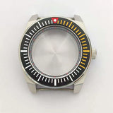 Samurai Watch Case compass bezel Prospex 316L stainless steel 43mm aluminum ring Sapphire glass NH35/NH36 NH38 34 movement
