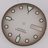 29MM dial for NH36 calendar week green luminous 3/3.8 position SKX007