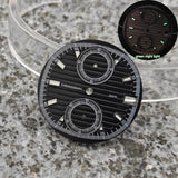 30mm VK61 Dial Chronograph Multifunctional Surface Nautilus Modified Green Luminous Watch Accessories
