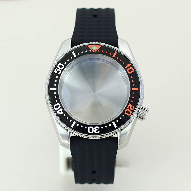 42mm Dive watch Case Modified SPB185/SPB187J1 316L stainless steel for the NH35/36 movement 10bar sapphire